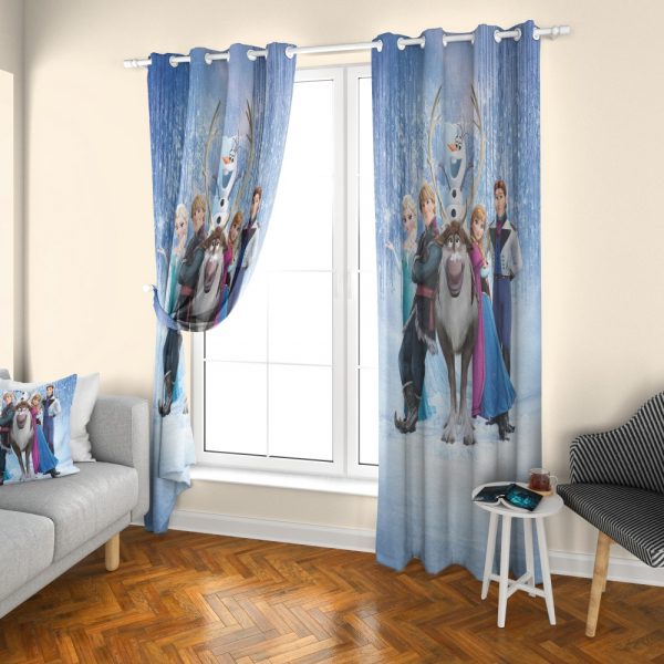 پرده چاپی طرح فروزن DH1270