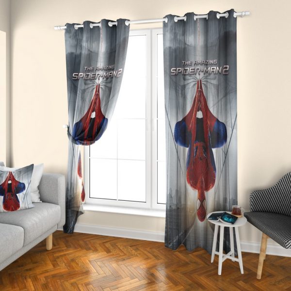 پرده چاپی طرح مرد عنکبوتی DH1272