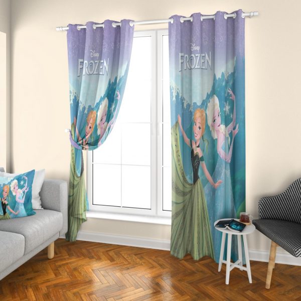 پرده چاپی طرح فروزن DH1275