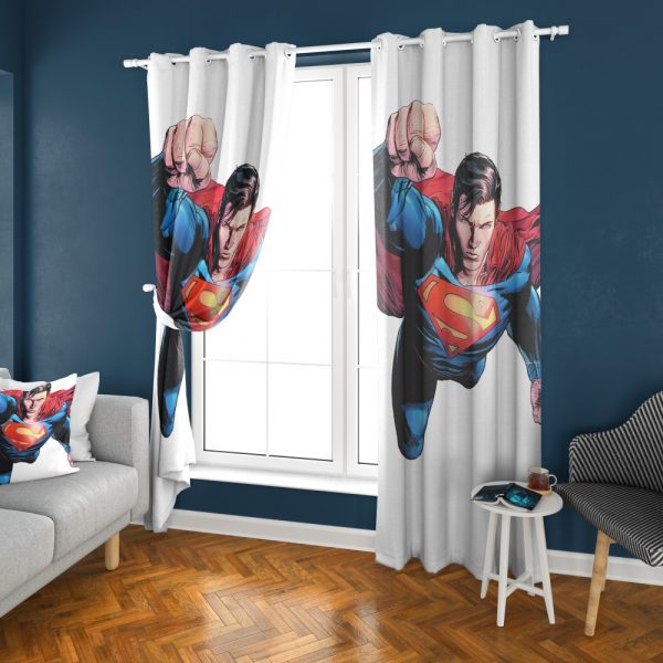 پرده چاپی طرح سوپرمن DH1278