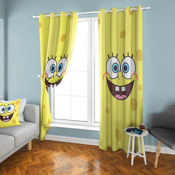 پرده چاپی طرح باب‌اسفنجی DH1279