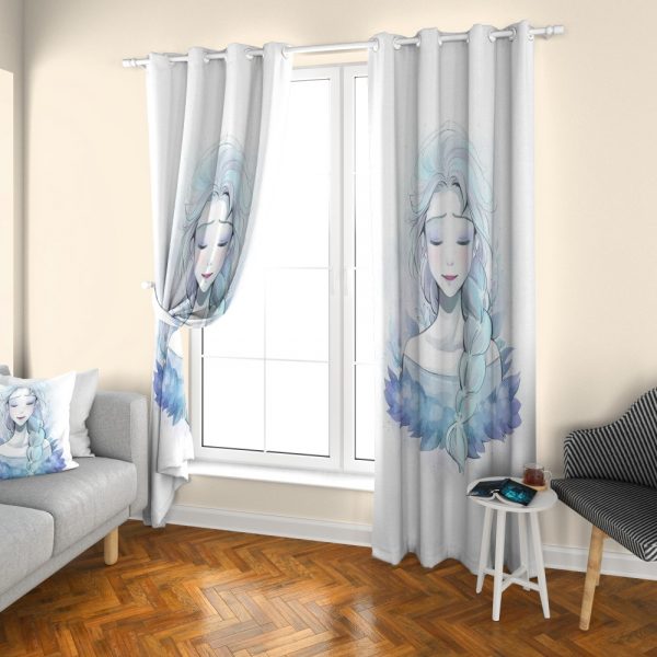 پرده چاپی طرح دختر DH1280