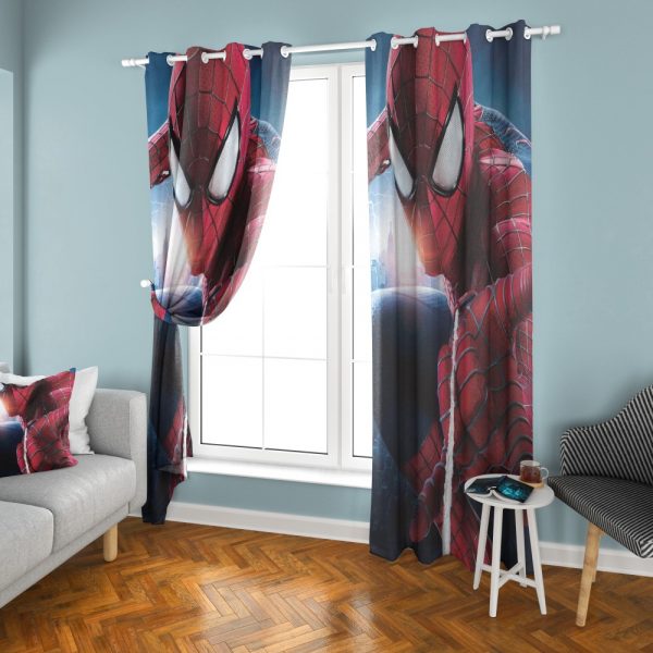 پرده چاپی طرح مرد عنکبوتی DH1284