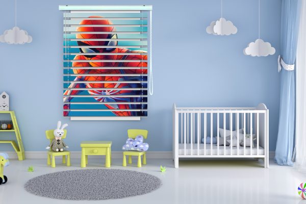 پرده زبرا طرح مرد عنکبوتی کد Z1288