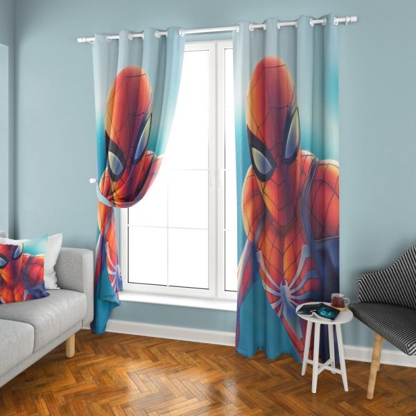 پرده چاپی طرح مرد عنکبوتی DH1288