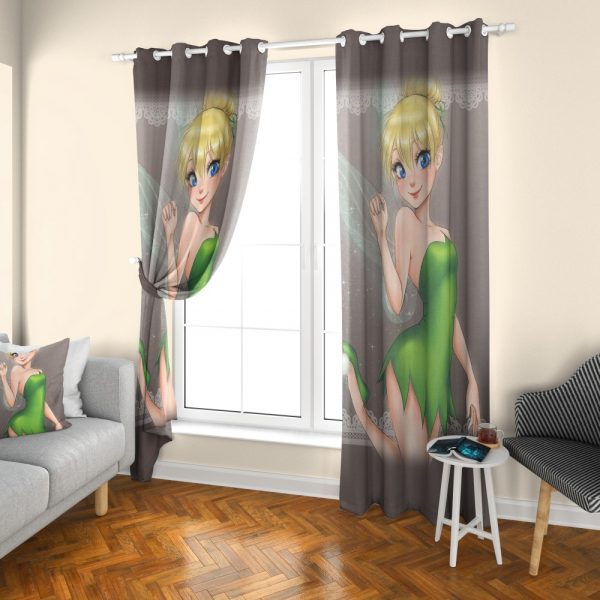 پرده چاپی طرح تینکربل DH1293