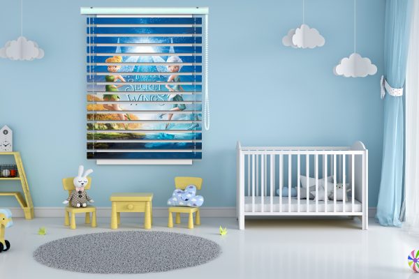 پرده زبرا طرح انیمیشن راز بال ها کد Z1296