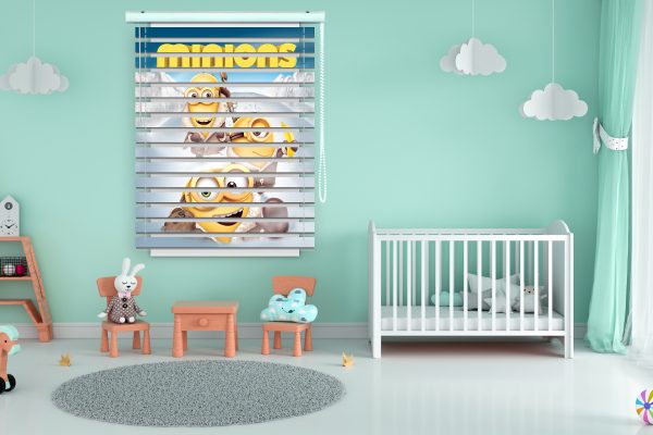 پرده زبرا طرح انیمیشن مینیون ها کد Z1301