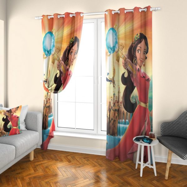 پرده چاپی طرح پرنسس DH1304