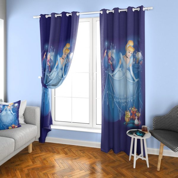 پرده چاپی طرح سیندرلا DH1309