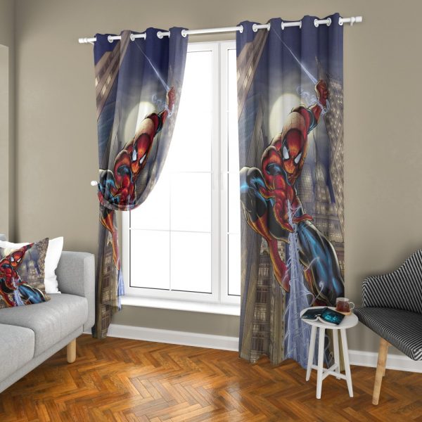 پرده چاپی طرح مرد عنکبوتی DH1310