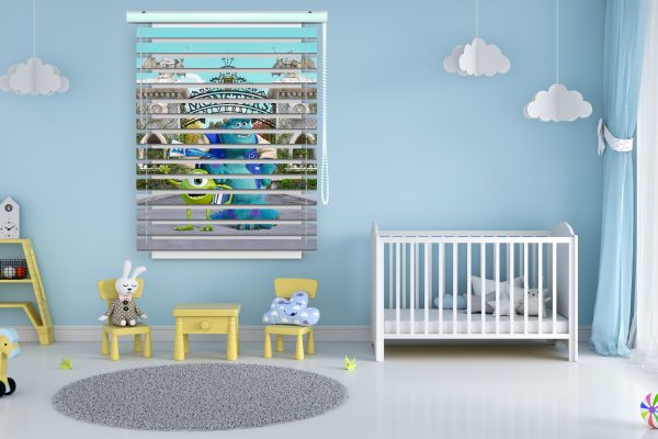 پرده زبرا طرح انیمیشن کمپانی هیولاها کد Z1314