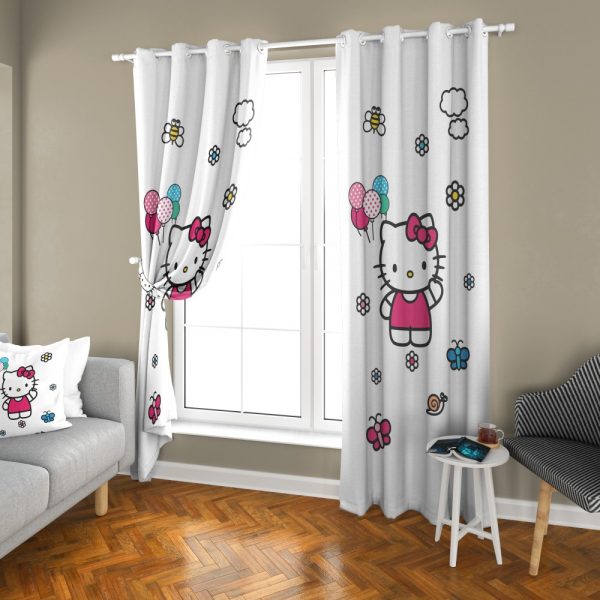 پرده چاپی طرح کیتی DH1317