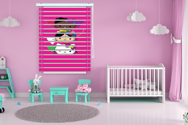 پرده زبرا طرح کیتی کد Z1325