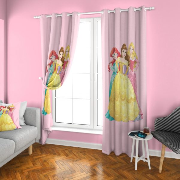 پرده چاپی طرح پرنسس DH1326