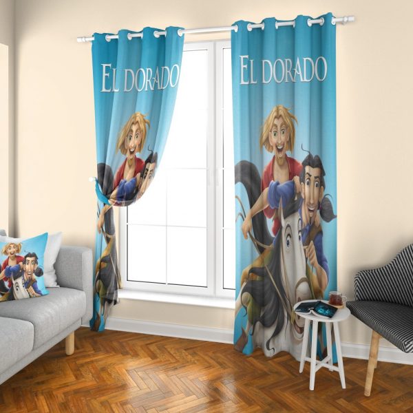 پرده چاپی طرح جاده به ال دورادو DH1330