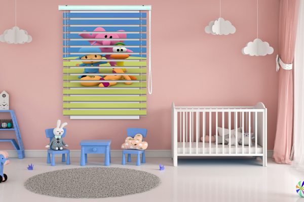 پرده زبرا طرح کارتون پوکویو کد Z1334