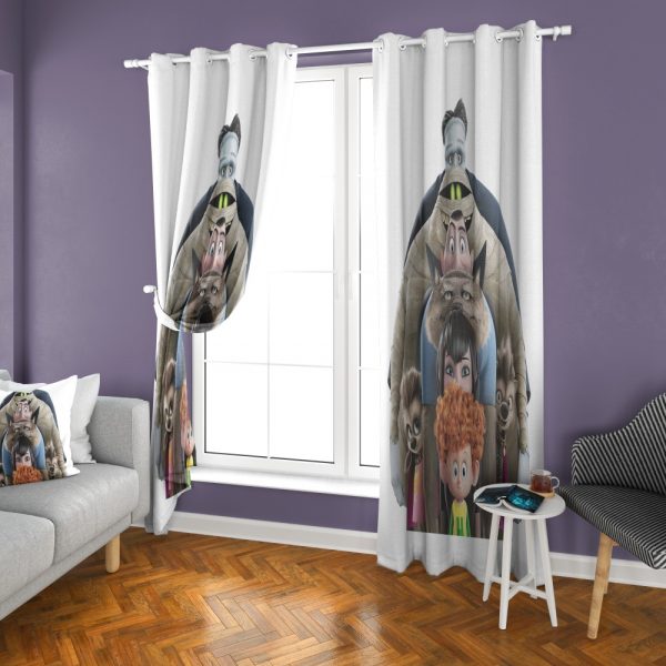 پرده چاپی طرح هتل ترانسیلوانیا DH1335