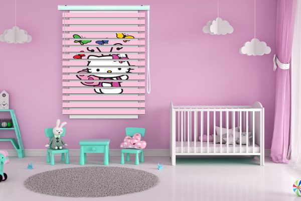 پرده زبرا طرح کیتی کد Z1338