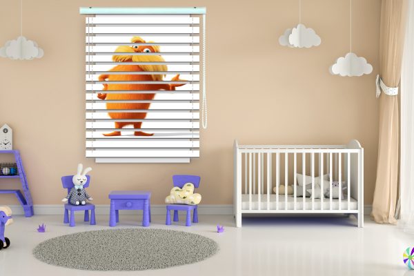 پرده زبرا طرح انیمیشن لوراکس کد Z1341