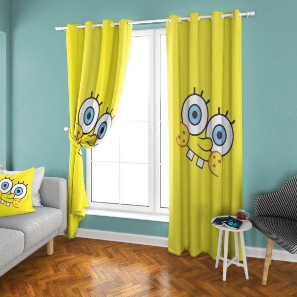 پرده چاپی طرح باب اسفنجی DH1342