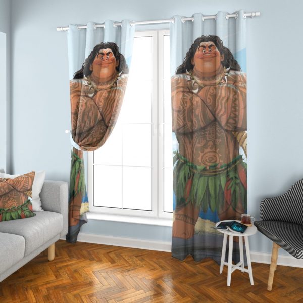 پرده چاپی طرح موانا DH1344