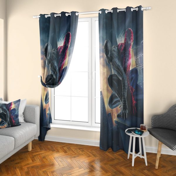 پرده چاپی طرح مرد عنکبوتی DH1353