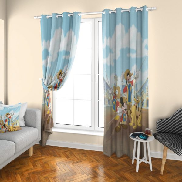 پرده چاپی طرح میکی موس DH1354