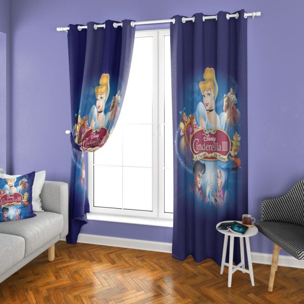 پرده چاپی طرح سیندرلا DH1355