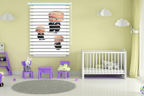 پرده زبرا طرح انیمیشن بچه رئیس کد Z1357