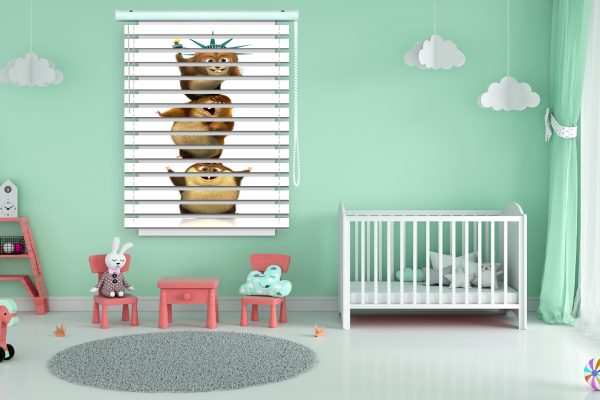 پرده زبرا طرح انیمیشن کد Z1359