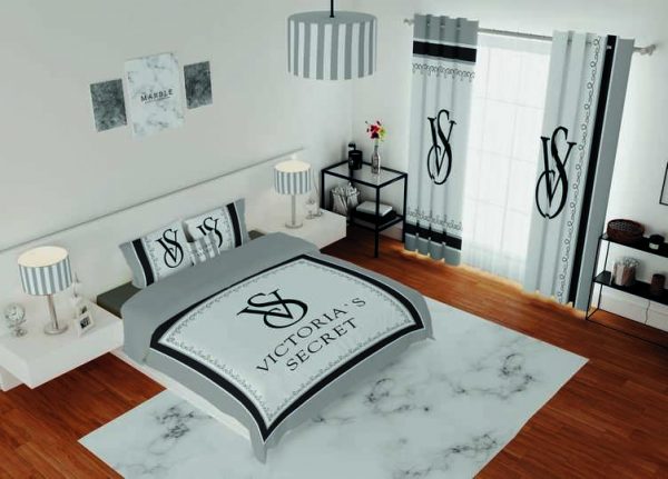ست پرده و روتختی طرح ویکتوریا سکرت Victoria's Secret 62