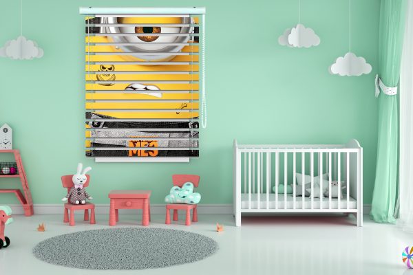 پرده زبرا طرح انیمیشن مینیون ها کد Z1360