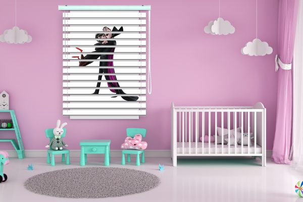 پرده زبرا طرح انیمیشن هتل ترانسیلوانیا کد Z1361