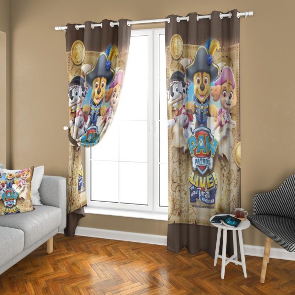 پرده چاپی طرح سگ‌های نگهبان DH1363