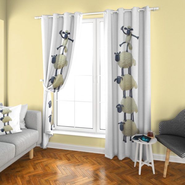 پرده چاپی طرح شان گوسفنده DH1366