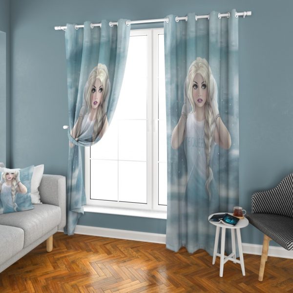 پرده چاپی طرح السا DH1377