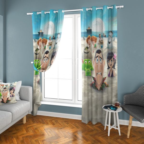 پرده چاپی طرح هتل ترانسیلوانیا DH1378