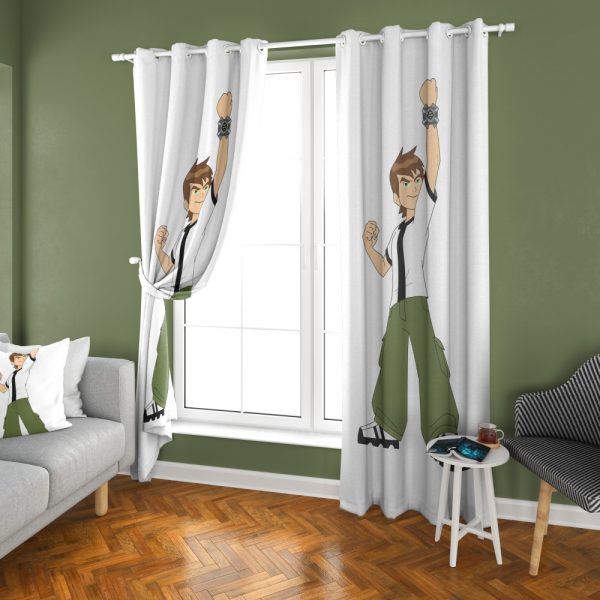 پرده چاپی طرح بن تن DH1384