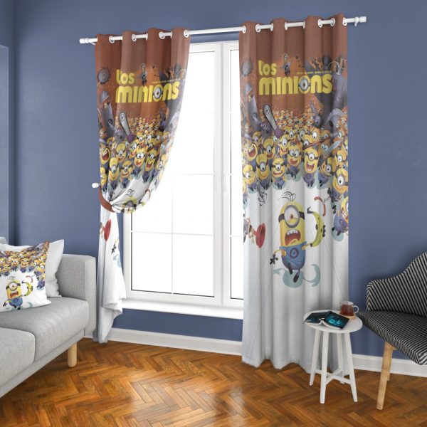 پرده چاپی طرح مینیونها DH1389