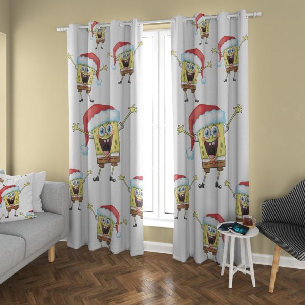 پرده چاپی طرح باب اسفنجی DH1390