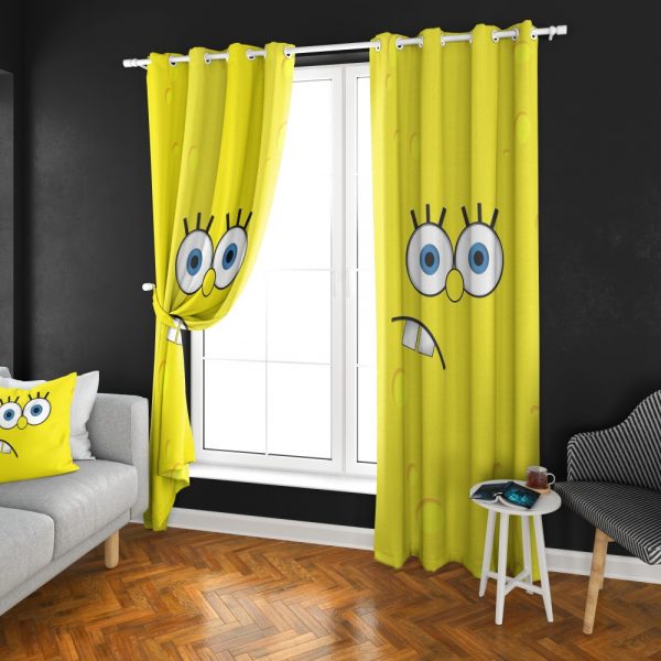 پرده چاپی طرح باب اسفنجی DH1391