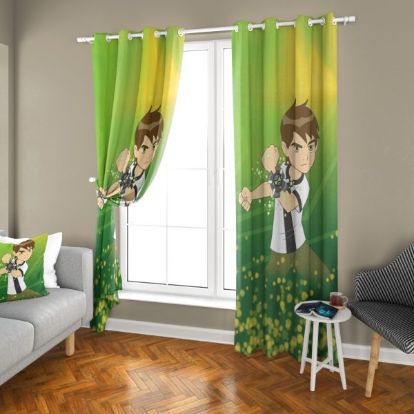 پرده چاپی طرح بن تن DH1398