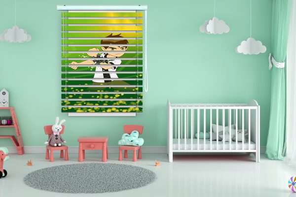 پرده زبرا طرح انیمیشن بن تن کد Z1398