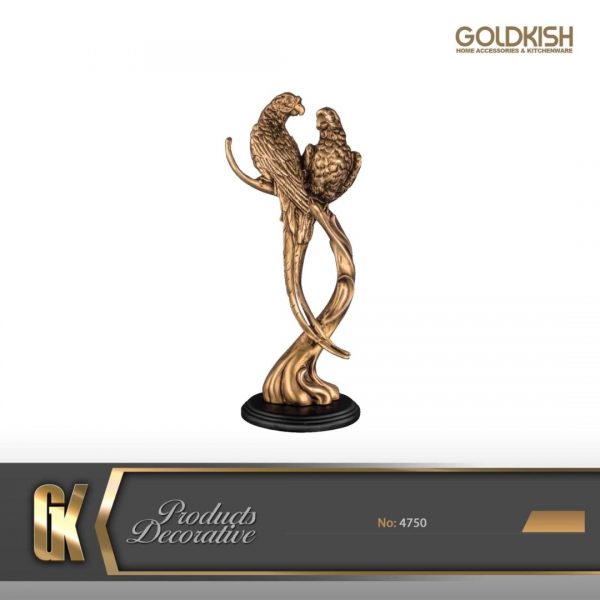 مجسمه دکوری طوطی برنز 4750
