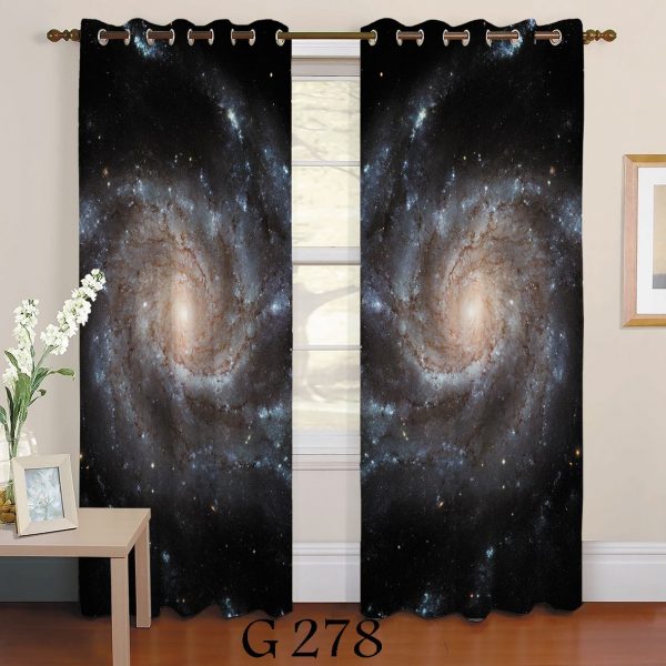 پرده چاپی طرح کهکشان مدل Z 278