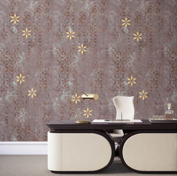 کاغذ دیواری طرح گل کد 40413