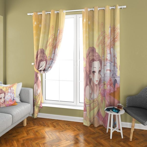 پرده چاپی طرح دختر DH1402