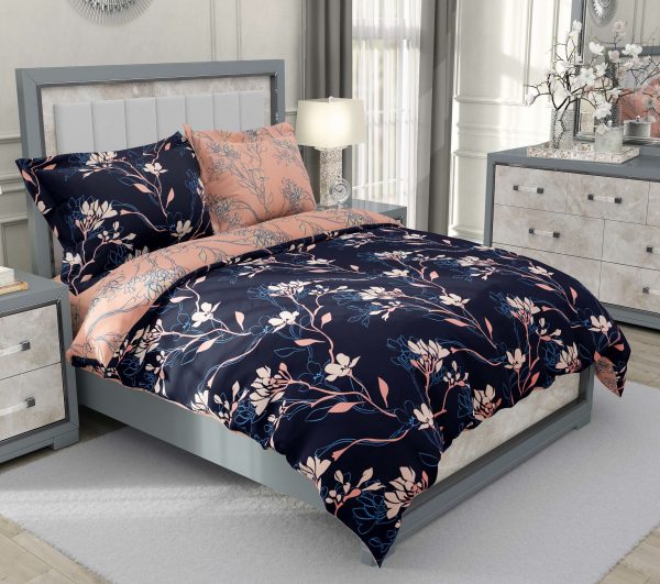روتختی و ملحفه (دو نفره) طرح گلدار کد 141-Dezire-A