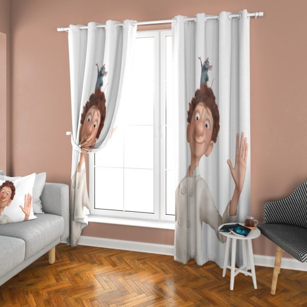 پرده چاپی طرح موش سرآشپز DH1411